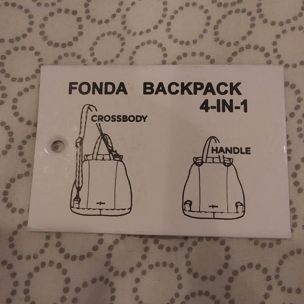 ONE LEFT at this price Boho Leather Backpack - Picture 6 of 16